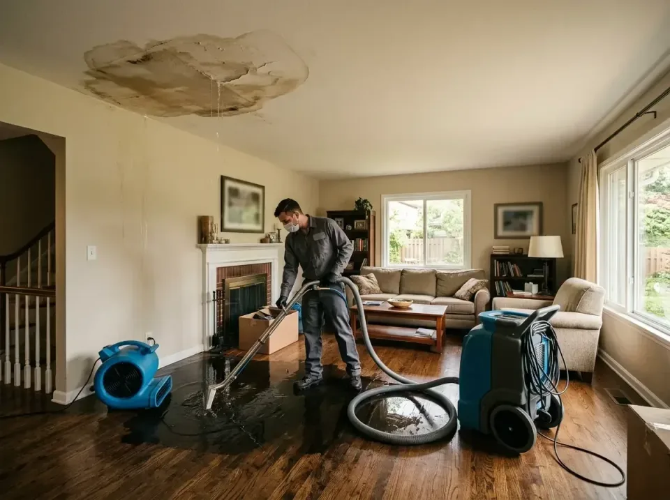 attic-pipe-burst-ceiling-drip-008 — frequently asked questions, Water Damage Restoration & Carpet Care in Milltown, NJ